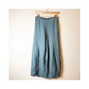 YFB Young Fabulous & Broke Linen Wide Leg Pants Size M Teal | Boho Resort Style